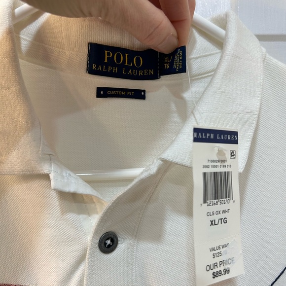 NWT Polo Ralph Lauren Yacht Club Polo Men's XL White Big Pony Old Money Preppy - Picture 3 of 13